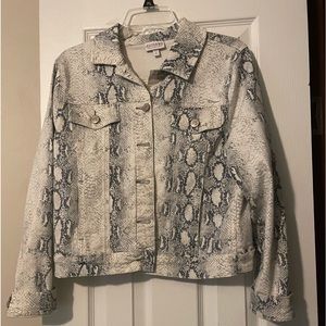 NWT Snake Print Jacket